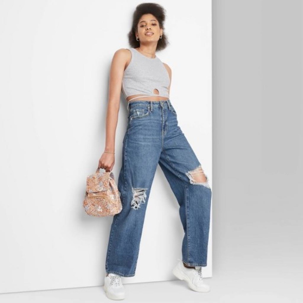 Wild Fable (0) Highest Rise Straight Jeans